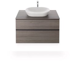Duravit D-Neo opzetwastafel 60x40x12.5cm zonder kraangat keramiek Wit