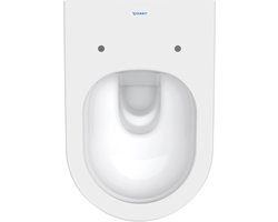 Duravit D-Neo wandtoilet met zitting 37x54x40cm Wit Hoogglans