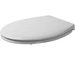 Duravit Duraplus WC-zitting 38.2x32.6x5cm Kunststof wit Glanzend