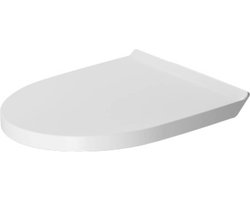 Duravit DuraStyle Basic WC-zitting 37.3x43x4.3cm Kunststof wit Glanzend