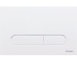 Duravit DuraSystem bedieningsplaat Beta 100 voor wandcloset kunststof wit