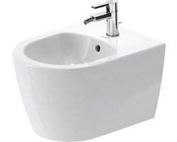 Duravit ME by Starck - Compact wandbidet, met WonderGliss, alpine wit 22901500001