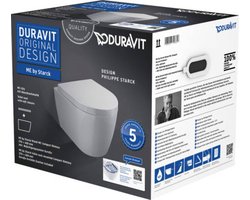 Duravit Me by starck pack wandcloset compact met softclose zitting wit