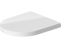 Duravit ME by Starck WC-zitting 43.8x37.4x5.1cm compact met softclose met quickrelease Kunststof wit Glanzend