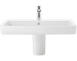 Duravit No.1 wastafel 80x46x17.3cm Hoogglans Wit