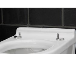 Duravit Starck 3 WC-zitting - 37x43.1x4.3cm - softclose & quickrelease - Kunststof - glans wit