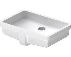 Duravit Vero Inbouwwastafel - 48.5x31.5cm - met overloop - zonder kraanvlak - wit