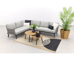 Durban/mindo loungeset - hoekbank - 3-delig