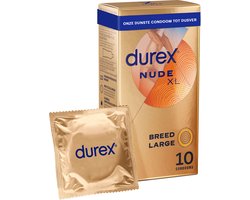 Durex - Condooms Nude XL 10 st - Huid op Huid gevoel - Ultra Dun