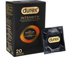 Durex Intensity Condooms 20st - Nieuwste generatie ultradunne, latexvrije condooms voor mannen – Gedeelde lichaamswarmte