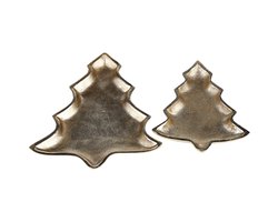 DURIAN - Decoratieve schaal - Goud - Aluminium