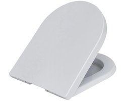 duroplast toiletbril (O-vorm) - WC-brillen - wc bril - Toiletbril - toiletbril softclose - wc bril softclose - toiletbril verkleiner - soft close toiletdeksel - schoon te maken - Quick Release Functie - universele maat toiletzitje gemaakt - Wit