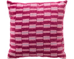 Dutch Decor ARABEL - sierkussen 45x45 cm - Rosebud - roze - Inclusief binnenkussen - Luxe kussens voor woonkamer & bank