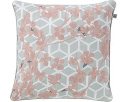 Dutch Decor CAILIN - Sierkussen nude multi 45x45 cm - roze - Inclusief binnenkussen