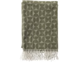 Dutch Decor - CARLIEN - Plaid 140x180 cm - Mayfly - groen