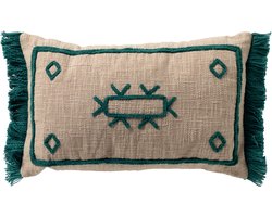 Dutch Decor CIRO - Kussenhoes 30x50 cm - Latigo Bay - blauw - met rits - zonder binnenkussen