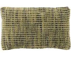 Dutch Decor DARIO - Kussenhoes 30x50 cm van 80% recycled polyester - Cardamom Seed - groen - met rits - zonder binnenkussen