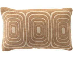 Dutch Decor ELIANA - Sierkussen 30x50 cm - Irish Cream - beige - Inclusief binnenkussen