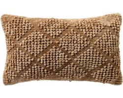 Dutch Decor ELIO - kussenhoes 30x50 cm - Irish Cream - beige - met rits - zonder binnenkussen