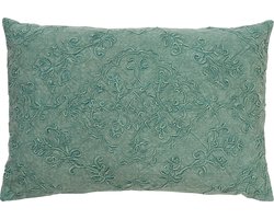 Dutch Decor EVY - Sierkussen van katoen Jadeite 40x60 cm - lichtgroen - Inclusief binnenkussen