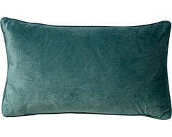 Dutch Decor FINN - Sierkussen 30x50 cm - velvet - lendekussen - Sagebrush Green - groen - Inclusief binnenkussen - Luxe kussens voor woonkamer & bank