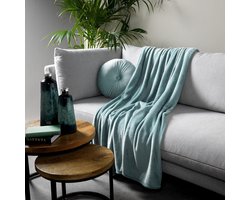 Dutch Decor - HARVEY - Plaid 150x200 cm - superzachte deken van fleece - Jadeite - groen