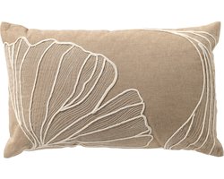 Dutch Decor HELEN - Sierkussen 30x50 cm - Irish Cream - beige - Inclusief binnenkussen - Luxe kussens voor woonkamer & bank