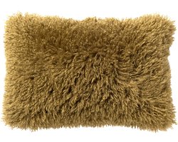Dutch Decor IBBY - sierkussen 40x60 cm - gerecycled - fluffy - Green Moss - groen - Inclusief binnenkussen - Luxe kussens voor woonkamer & bank