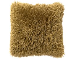 Dutch Decor IBBY - sierkussen 45x45 cm - gerecycled - fluffy - Green Moss - groen - Inclusief binnenkussen - Luxe kussens voor woonkamer & bank
