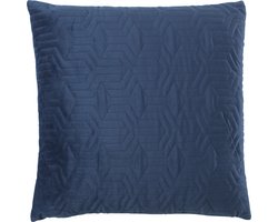 Dutch Decor JOAN - Kussenhoes blauw 45x45 cm - met rits