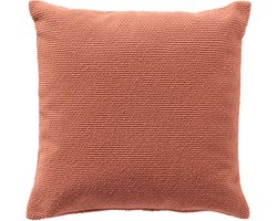 Dutch Decor JULIO - kussenhoes outdoor 45x45 cm - waterafstotend en uv-bestendig - Carnelian - oranje