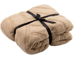 Dutch Decor - LESLIE - plaid 150x200 cm - 100% gerecycled polyester - Irish Cream - beige