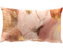 Dutch Decor MAVIS - kussenhoes 30x50 cm - abstract motief - Muted Clay - multicolour - met rits - zonder binnenkussen