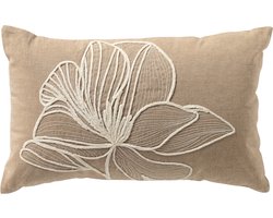 Dutch Decor MOANA - Sierkussen 30x50 cm - Irish Cream - beige - Inclusief binnenkussen