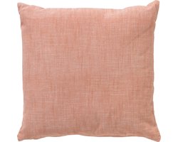 Dutch Decor NATURA - kussenhoes 45x45 cm - 100% biologisch katoen - Muted Clay - roze - met rits - zonder binnenkussen