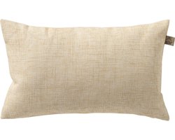 Dutch Decor NERIDA - Buitenkussen 30x50 cm - waterafstotend en uv-bestendig - Creme Brulee - beige