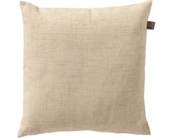 Dutch Decor NERIDA - Kussenhoes 45x45 cm - waterafstotend en uv-bestendig - Creme Brulee - beige