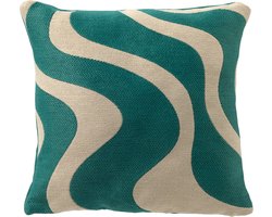 Dutch Decor OCEANE - kussenhoes outdoor 45x45 cm - waterafstotend en uv-bestendig - Latigo Bay - blauw