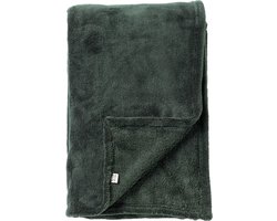 Dutch Decor - OWEN - plaid 130x160 cm - coral fleece deken - heerlijk zacht - Mountain View - groen