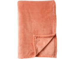 Dutch Decor - OWEN - plaid 130x160 cm - coral fleece deken - heerlijk zacht - Muted Clay - roze