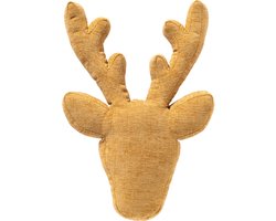 Dutch Decor - RENDIER - sierkussen 43x43x5 cm - vormkussen - Honey Mustard - geel