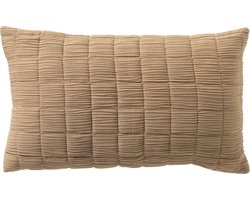 Dutch Decor REZA - Kussenhoes 30x50 cm - Irish Cream - beige - met rits - zonder binnenkussen