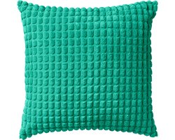 Dutch Decor ROME - Kussenhoes 45x45 cm - 100% polyester - effen kleur - Spearmint - mintgroen - met rits - zonder binnenkussen