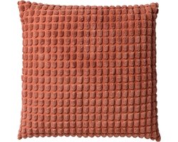 Dutch Decor ROME - Sierkussen 45x45 cm - 100% polyester - effen kleur - Muted Clay - roze - Inclusief binnenkussen