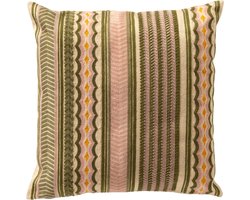 Dutch Decor ROSHAN - kussenhoes 45x45 cm - multicolor - met rits - zonder binnenkussen