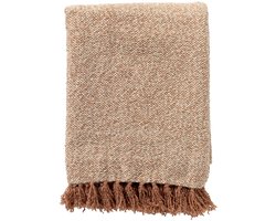 Dutch Decor - SALLY - plaid 140x180 cm - gemêleerd - 100% gerecycled - Cork - roze