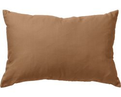 Dutch Decor - SANTORINI - Kussenhoes voor buiten 40x60 cm - waterafstotend en uv-bestendig - Tobacco Brown - bruin