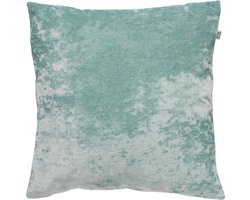 Dutch Decor SKY - Kussenhoes velvet 45x45 cm - Jadeite - lichtgroen - met rits - zonder binnenkussen