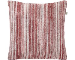 Dutch Decor TAINER - Kussenhoes rood 45x45 cm - met rits