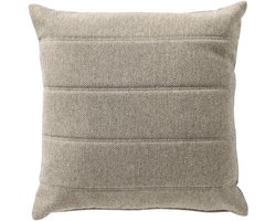 Dutch Decor TALIA - kussenhoes outdoor 45x45 cm - waterafstotend en uv-bestendig - Pumice Stone - taupe